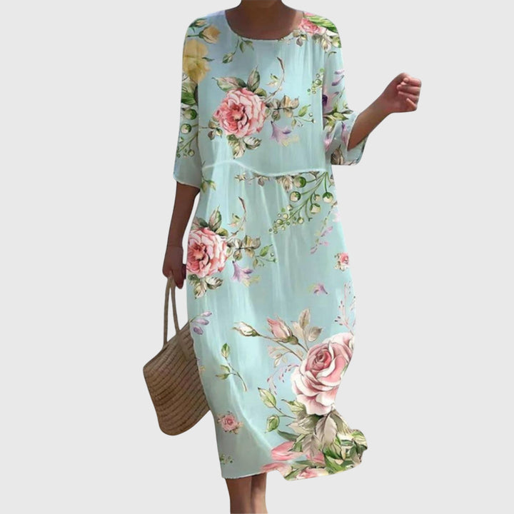 Hayley™ | Stilvolles Floral Maxikleid