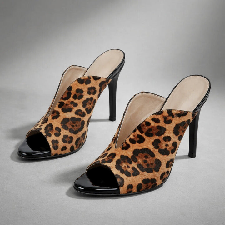 LYLA LEOPARD HIGH HEELS