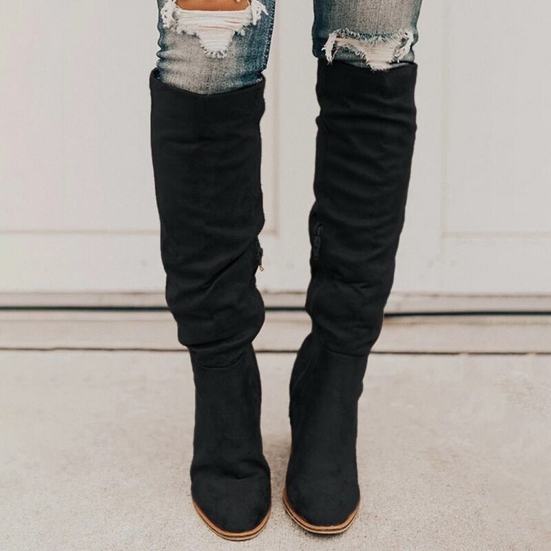 Alexane™ Lange Wildlederstiefel