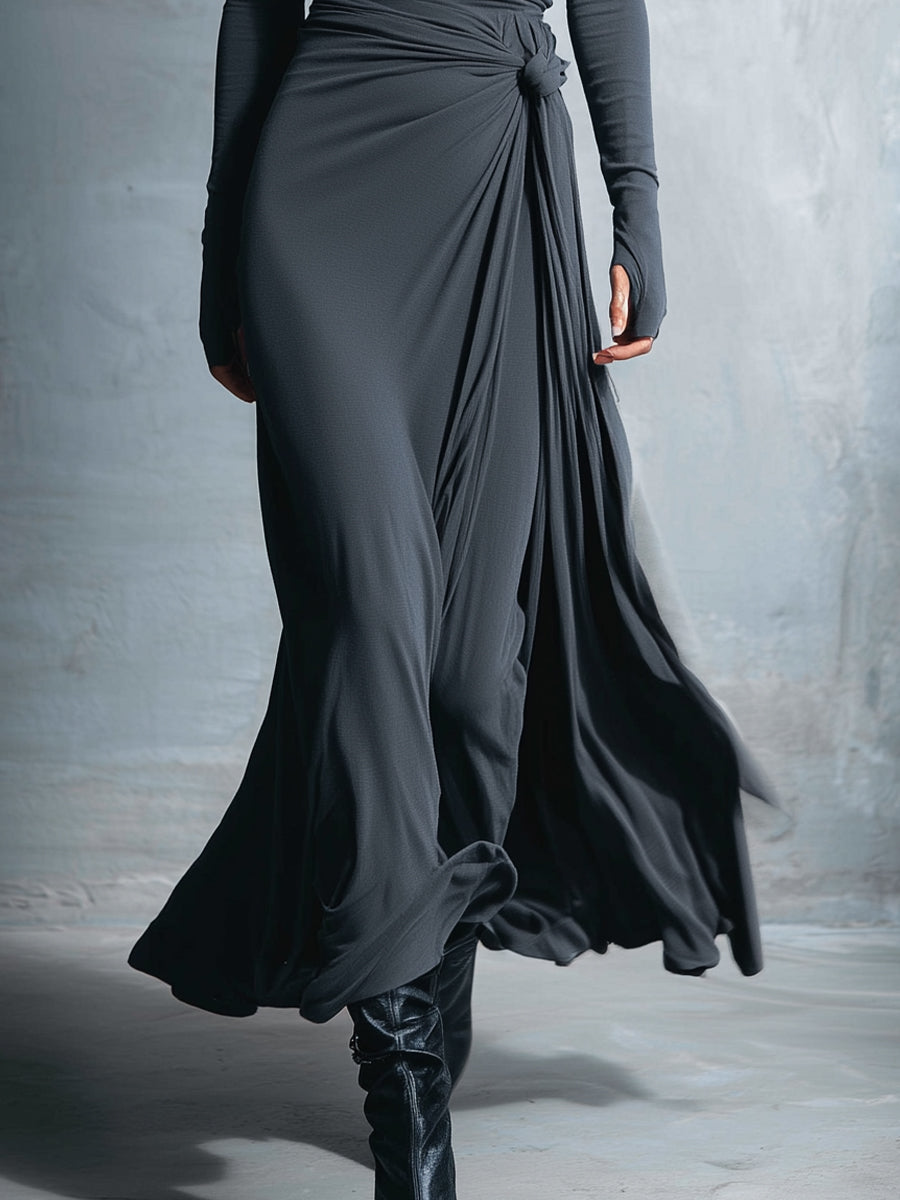 Vittoria | Maxikleid mit seitlichem Knoten