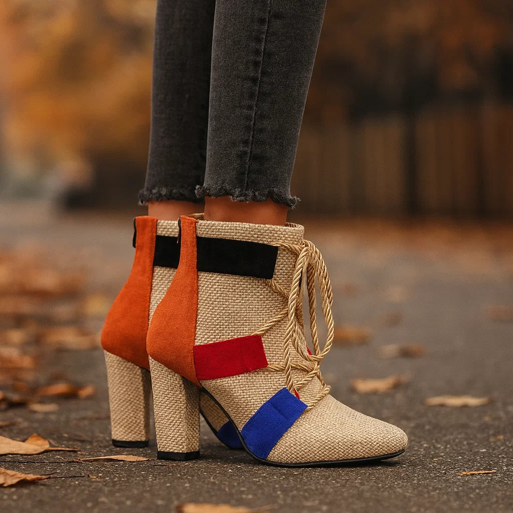 RAYA SEIL-SCHNÜRSENKEL BOOTIES
