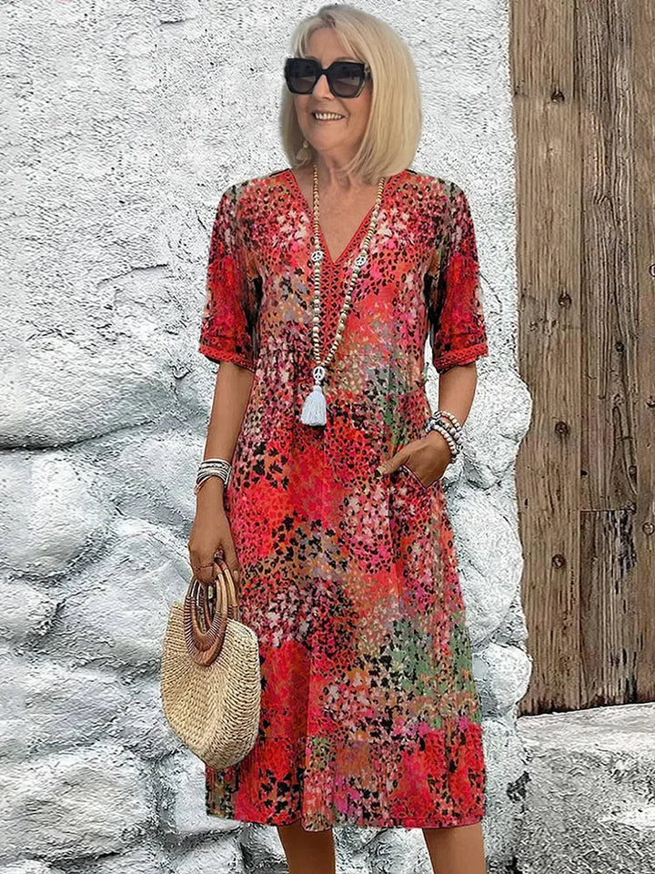 SKYLER | OZEANBRISE MIDI-KLEID