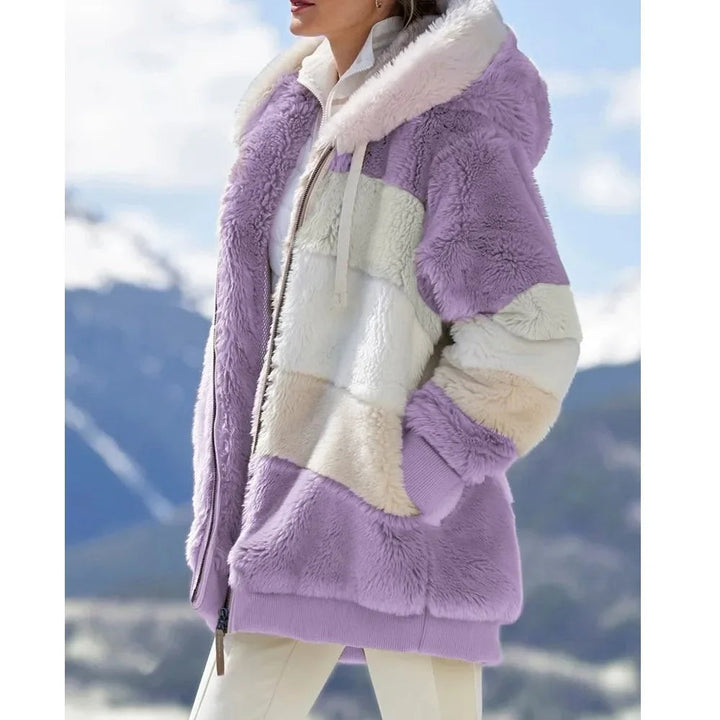 Franzi Lockere Langarm Kapuzenjacke