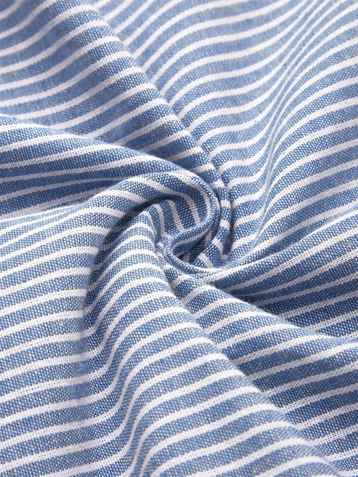 Wanda Gestreiftes Midi-Kleid