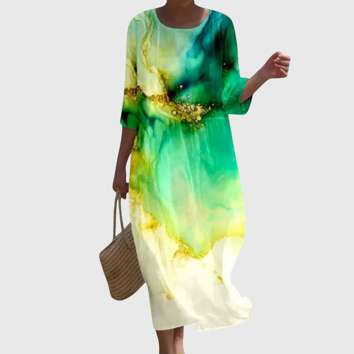 Hayley™ | Stilvolles Floral Maxikleid