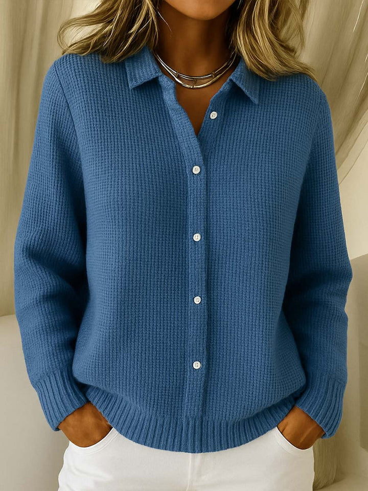 Maeve | Klassische Strickjacke Mit Knopfleiste