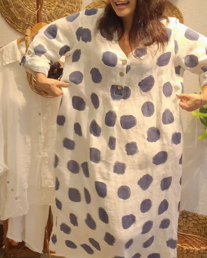 Cassidy™ Schickes Polka Dot Kleid