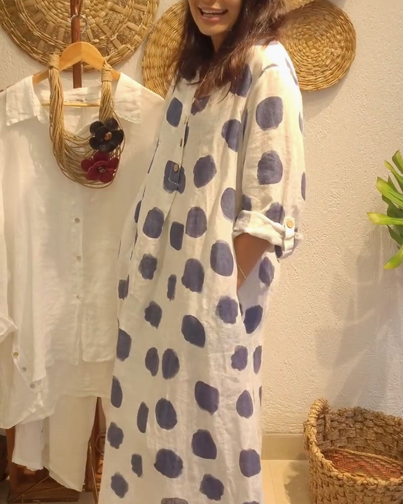 Cassidy™ Schickes Polka Dot Kleid
