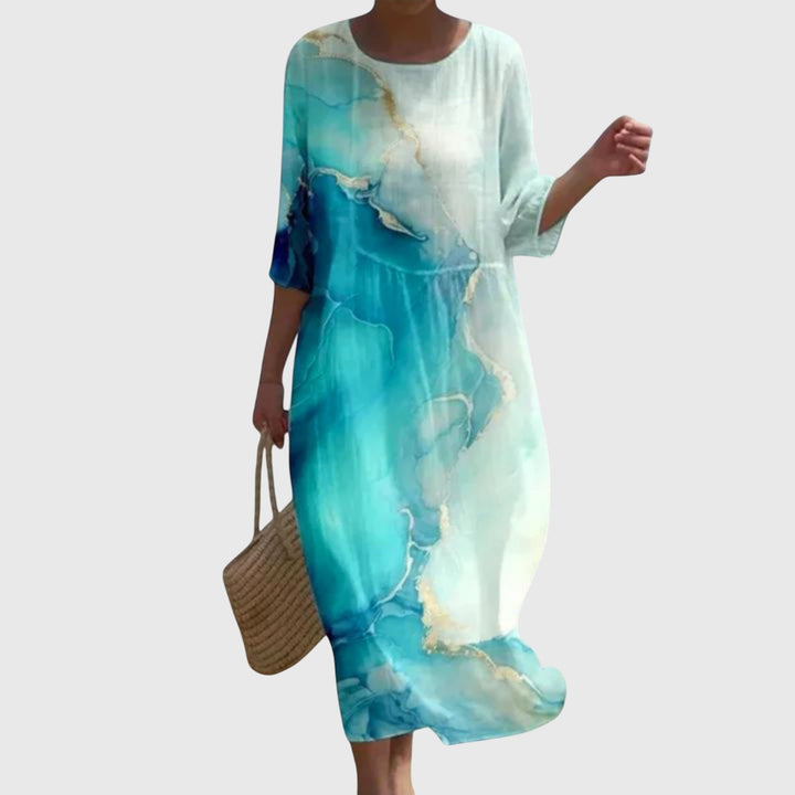 Hayley™ | Stilvolles Floral Maxikleid