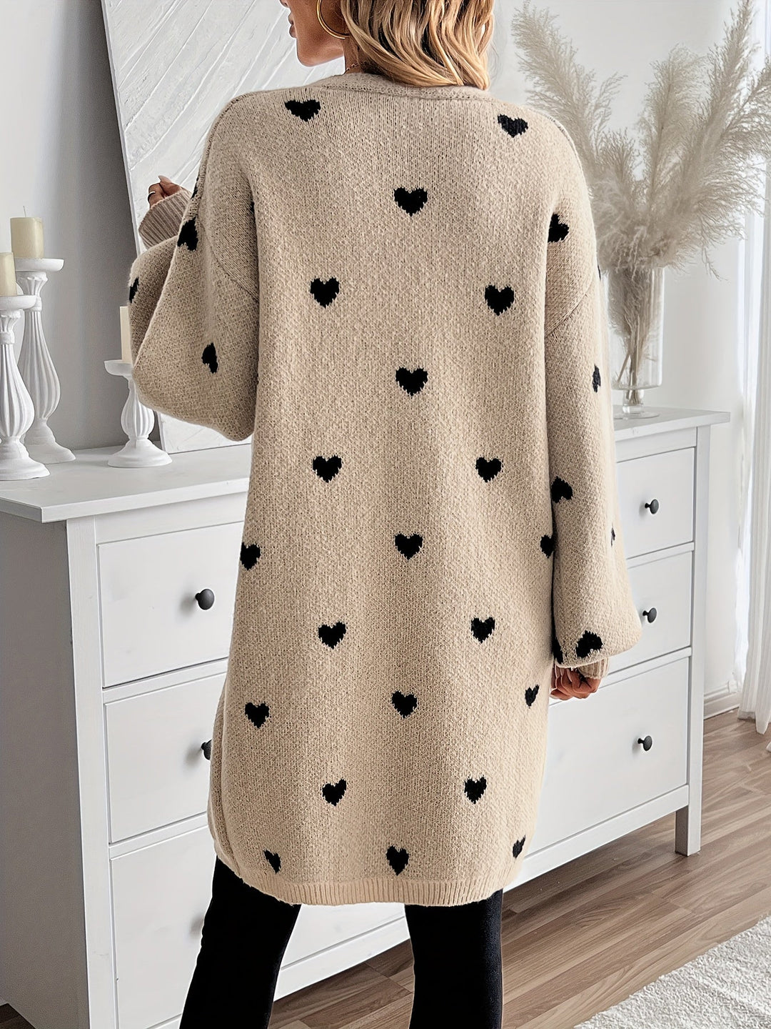 Ava Damen Herz Cardigan
