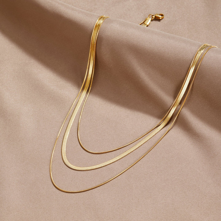 Mehrlagige Goldene Kette