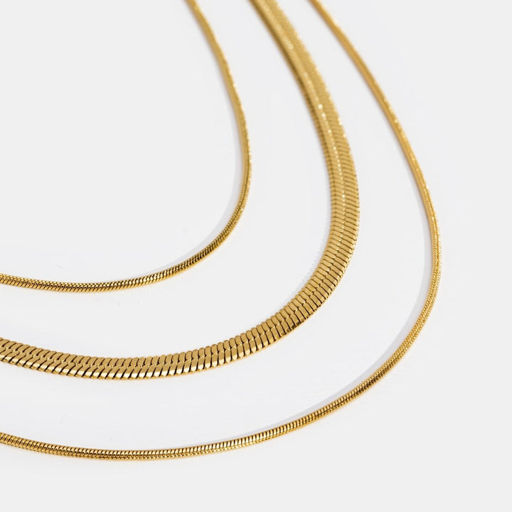 Mehrlagige Goldene Kette
