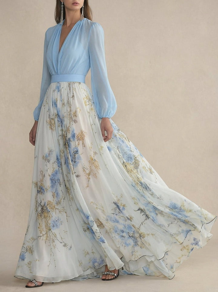 VERA | Langes Blumenkleid