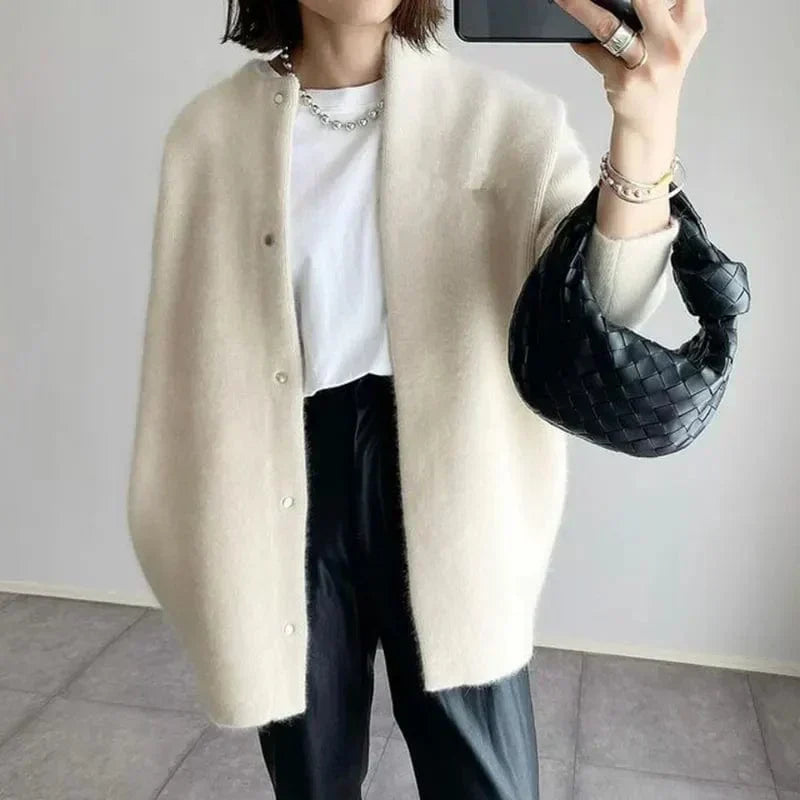 Vanna - LUXURIÖSE STRICKJACKE MIT KNÖPFEN