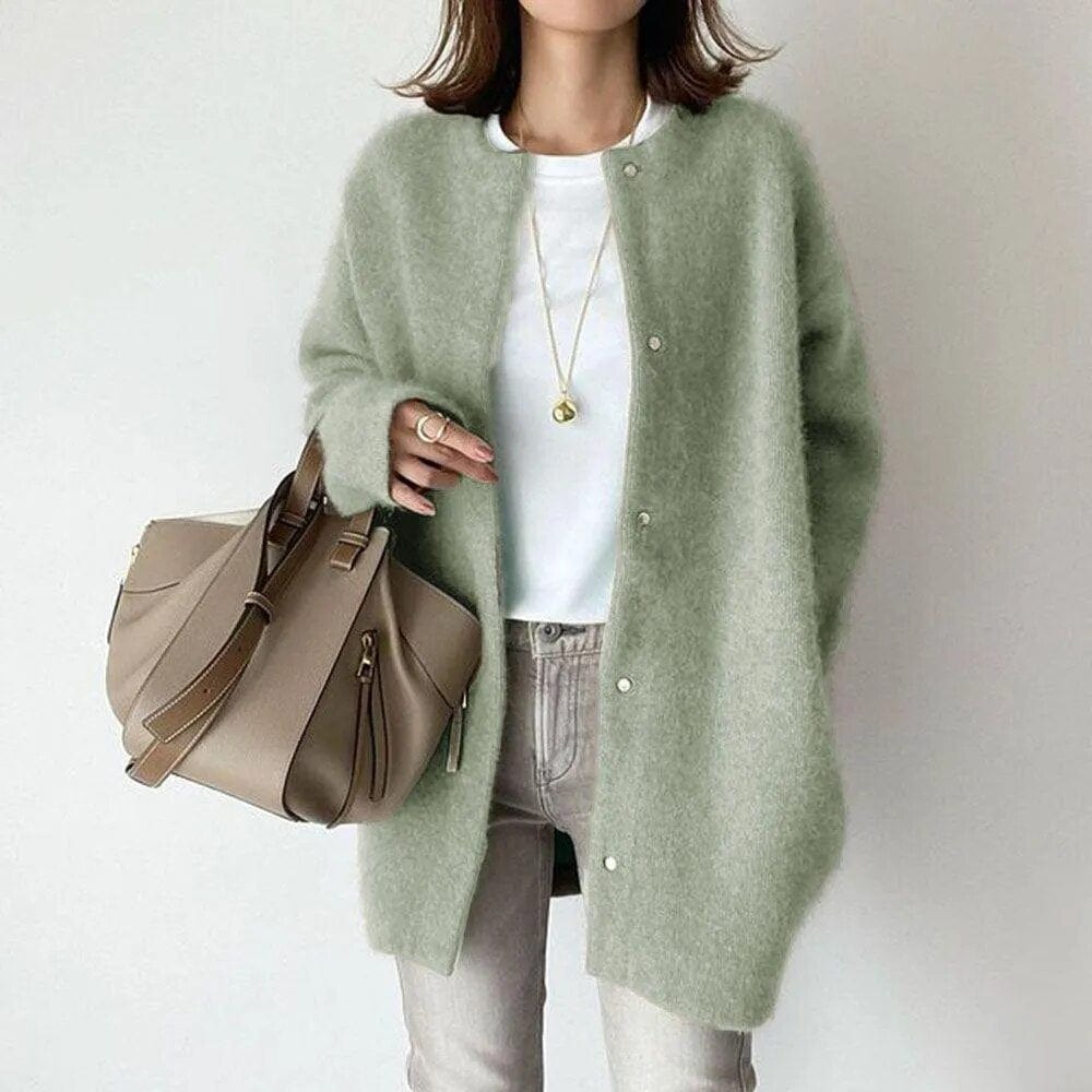 Vanna - LUXURIÖSE STRICKJACKE MIT KNÖPFEN