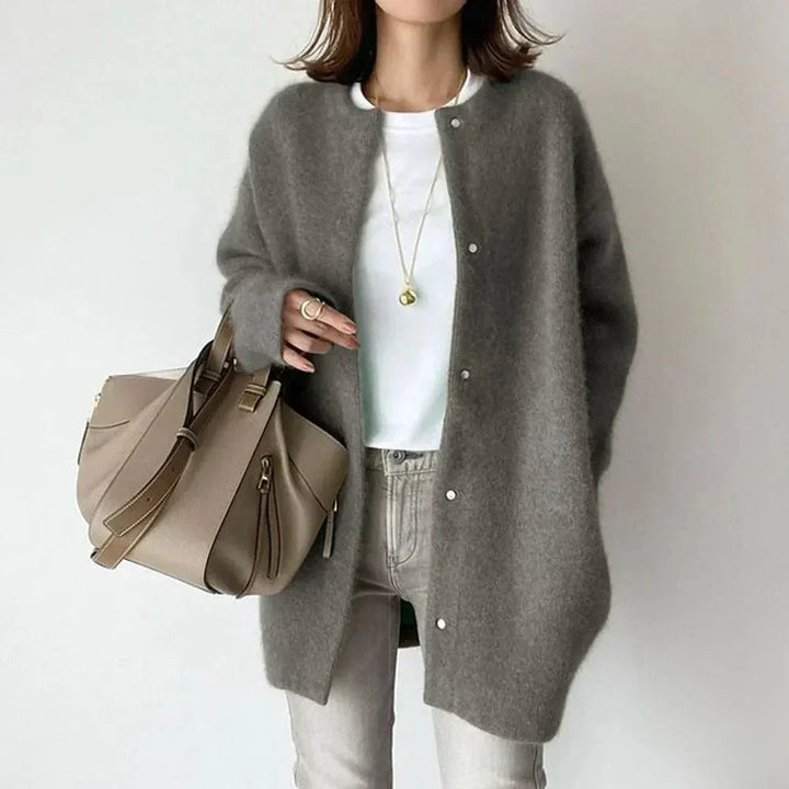 Vanna - LUXURIÖSE STRICKJACKE MIT KNÖPFEN
