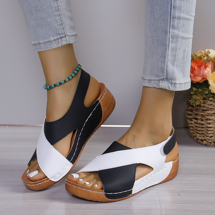 Bequeme Wedge-Sandalen