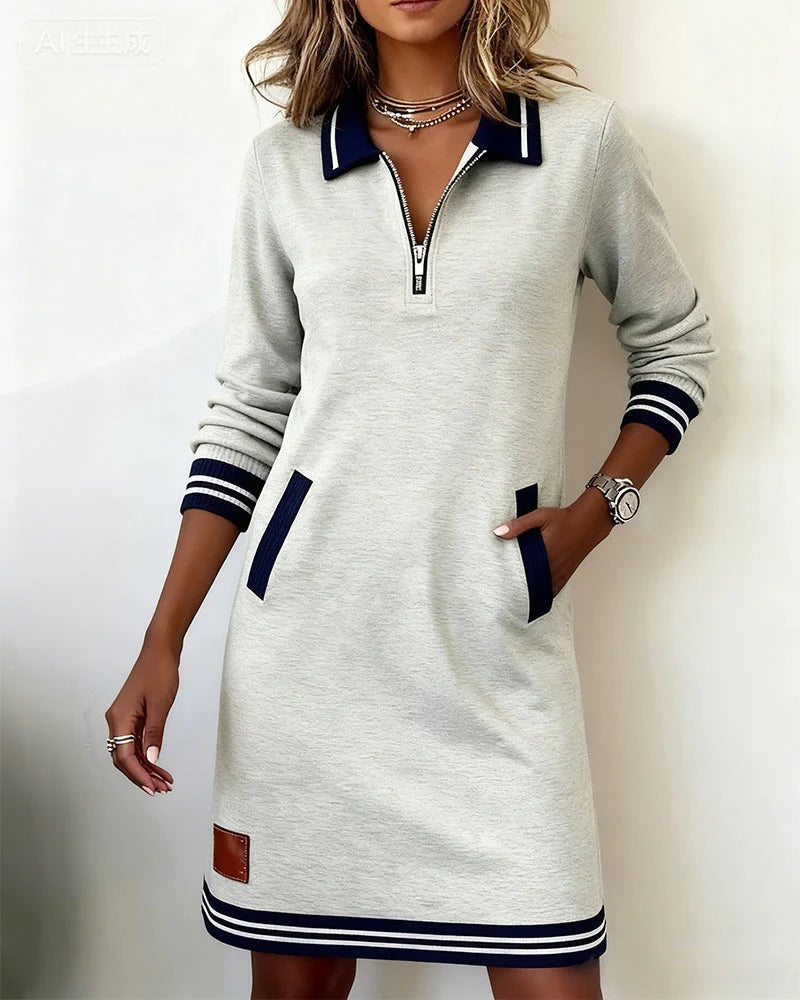 Mara | Klassisches Reissverschlusskleid