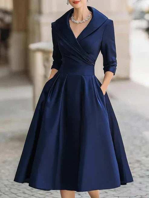 ALICIA | Elegantes Midi-Kleid