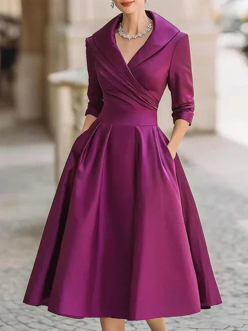 ALICIA | Elegantes Midi-Kleid