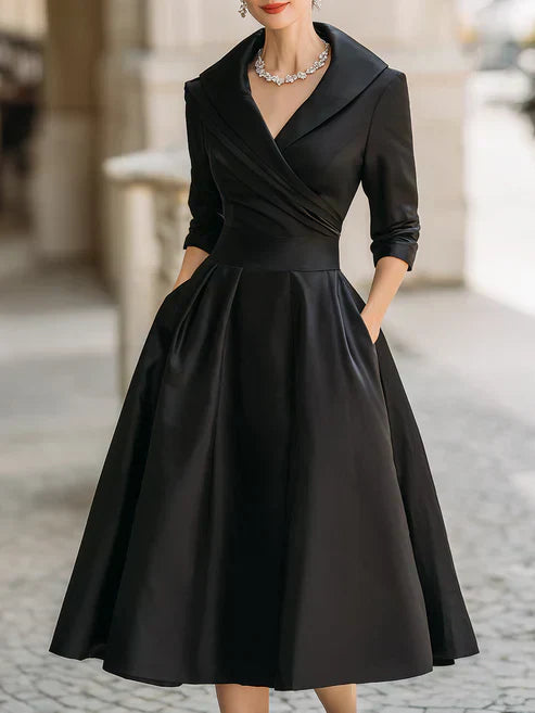 ALICIA | Elegantes Midi-Kleid