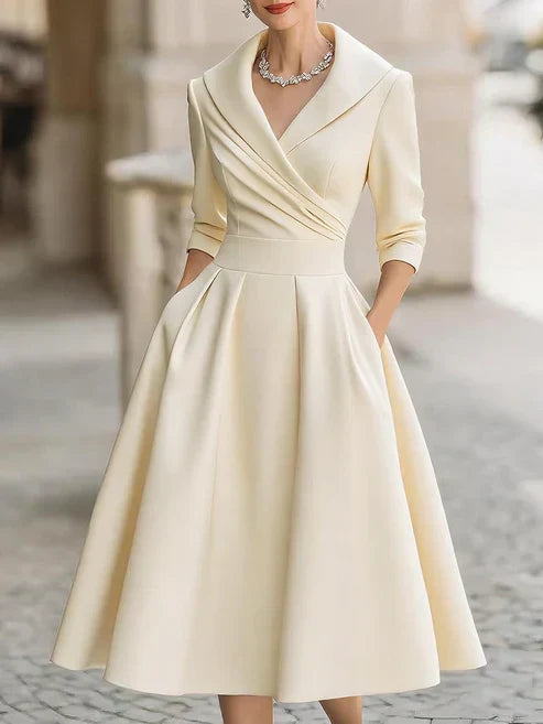 ALICIA | Elegantes Midi-Kleid