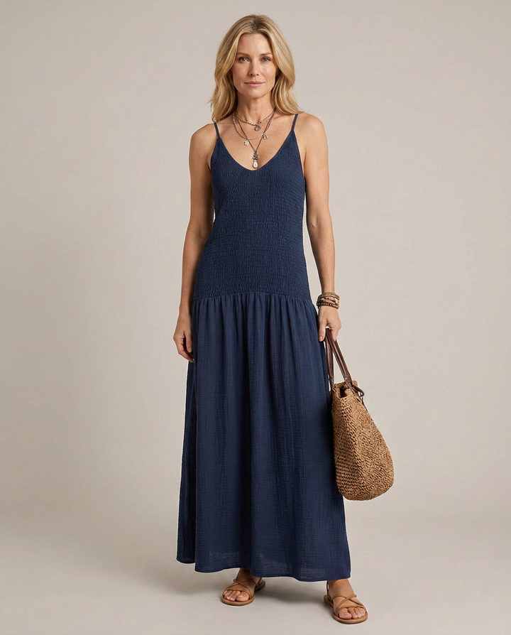 LUNA | Maxi Kleid Boho Patchwork
