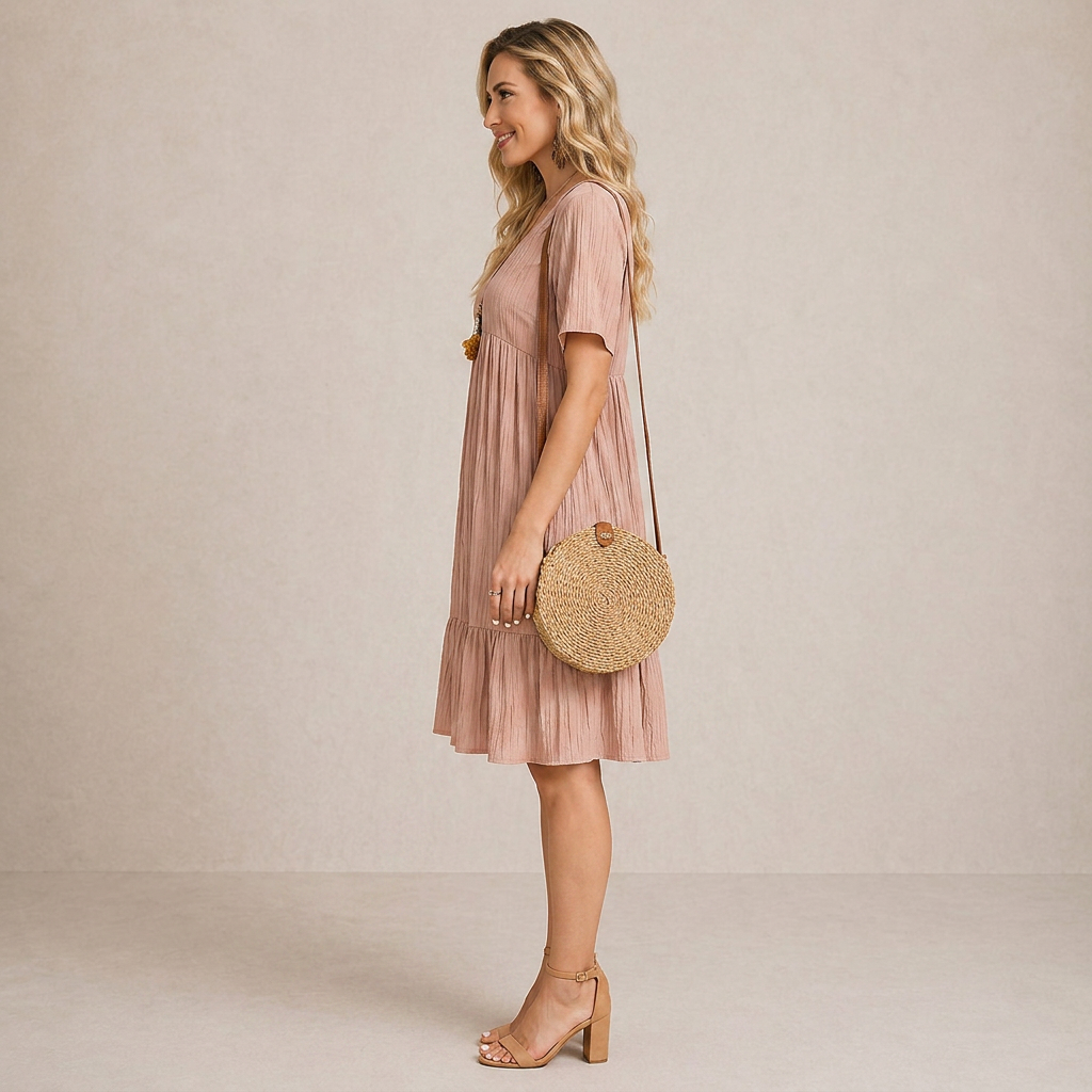 ROVENA | Mini Boho Kleid