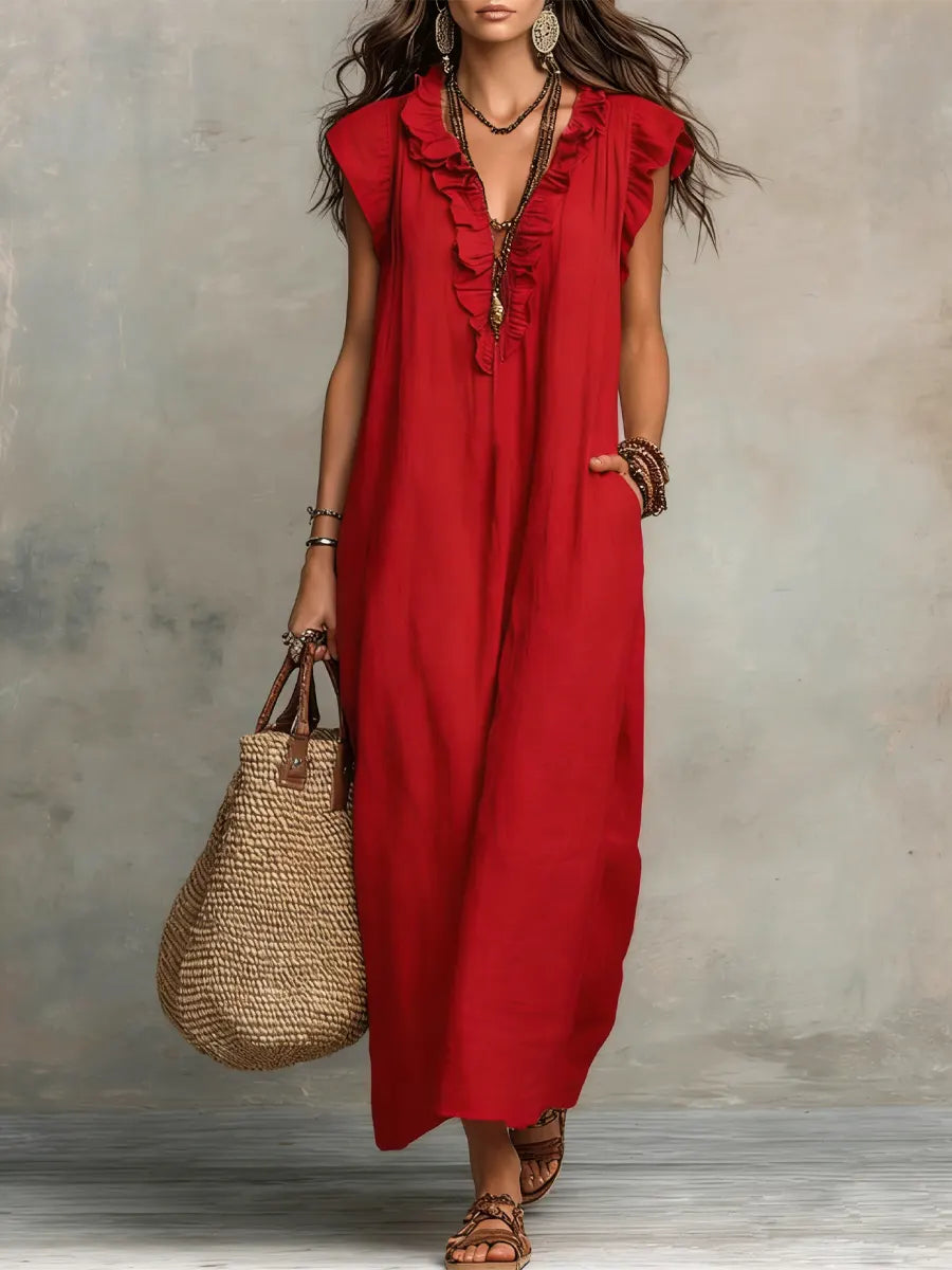 Camélia | Lange Boho-Kleid