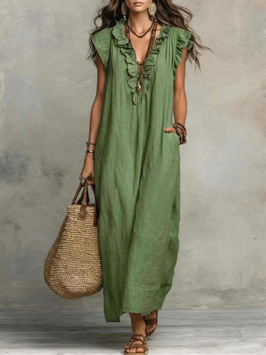 Camélia | Lange Boho-Kleid