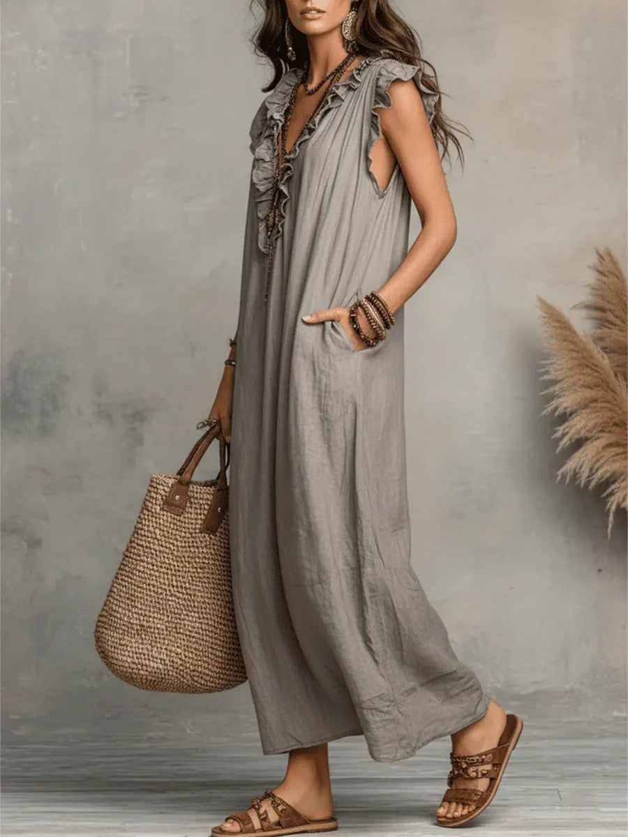 Camélia | Lange Boho-Kleid