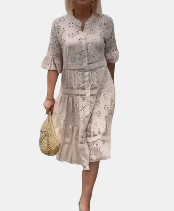 Cherylann™ | Florales Midi-Kleid